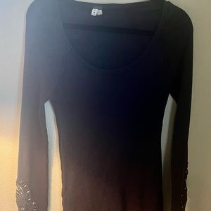 We the free long sleeve black shirt size large